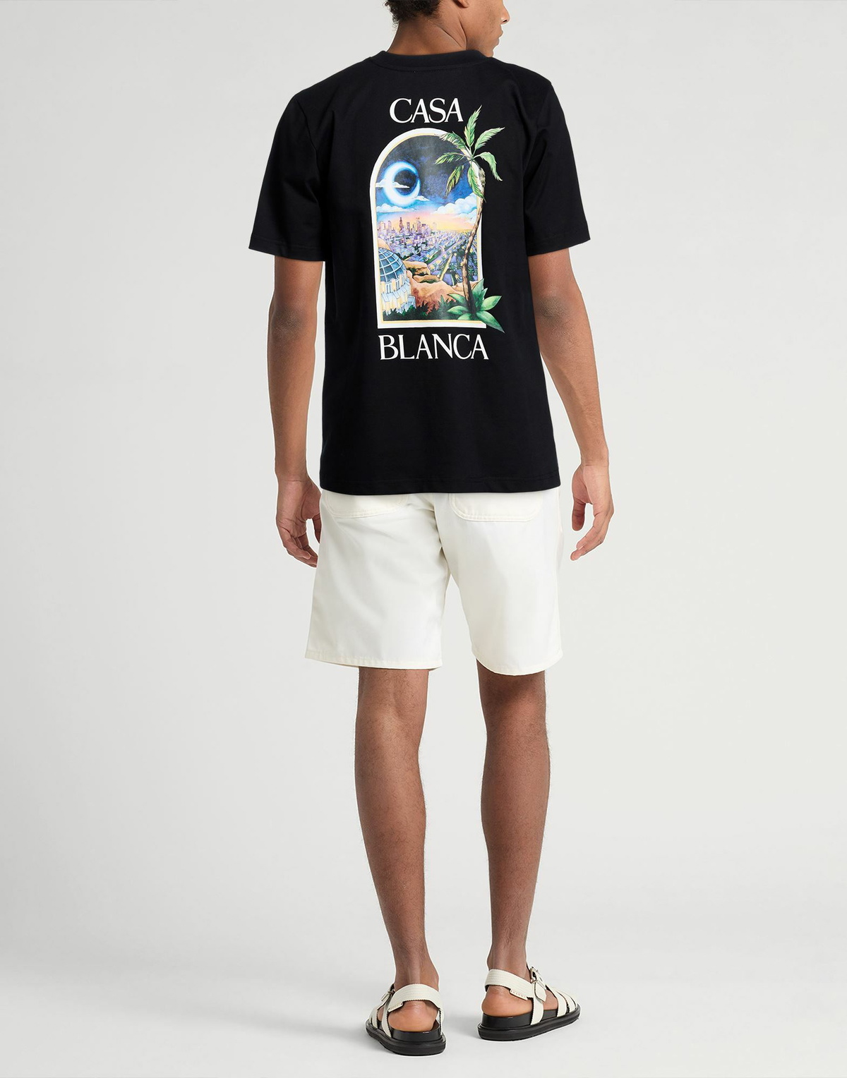 Casablanca Mens T-shirt in Black