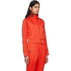 adidas Originals by Alexander Wang Red Crop Track Jacket