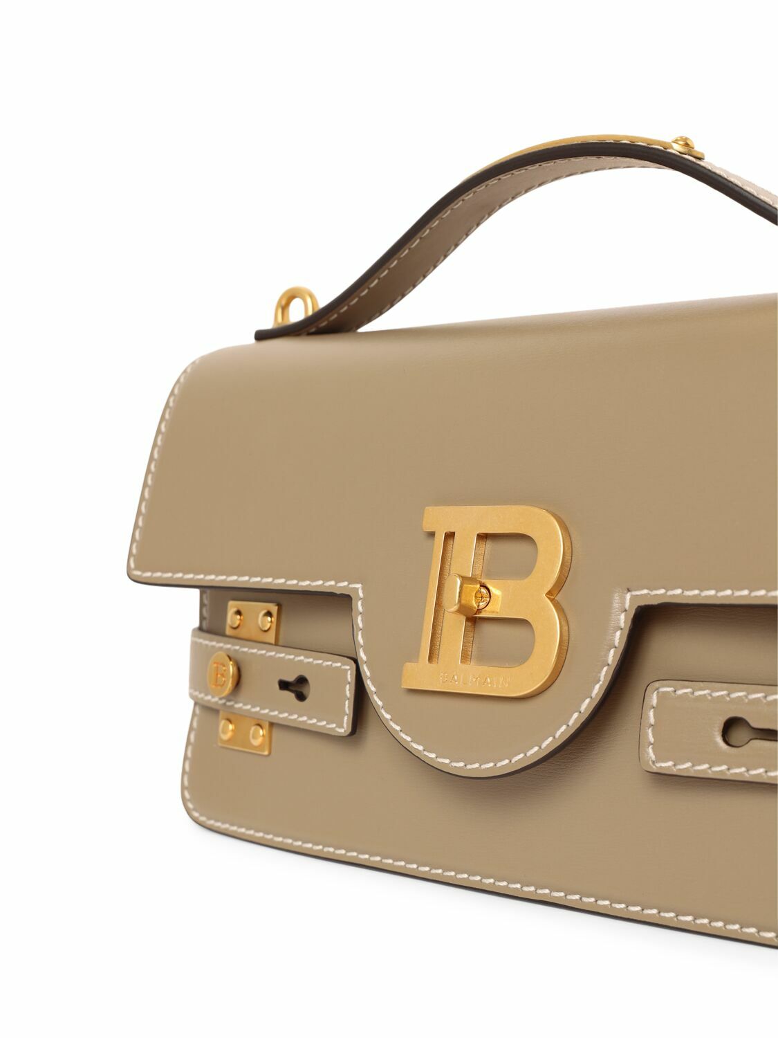 BALMAIN B-buzz 24 Leather Shoulder Bag Balmain