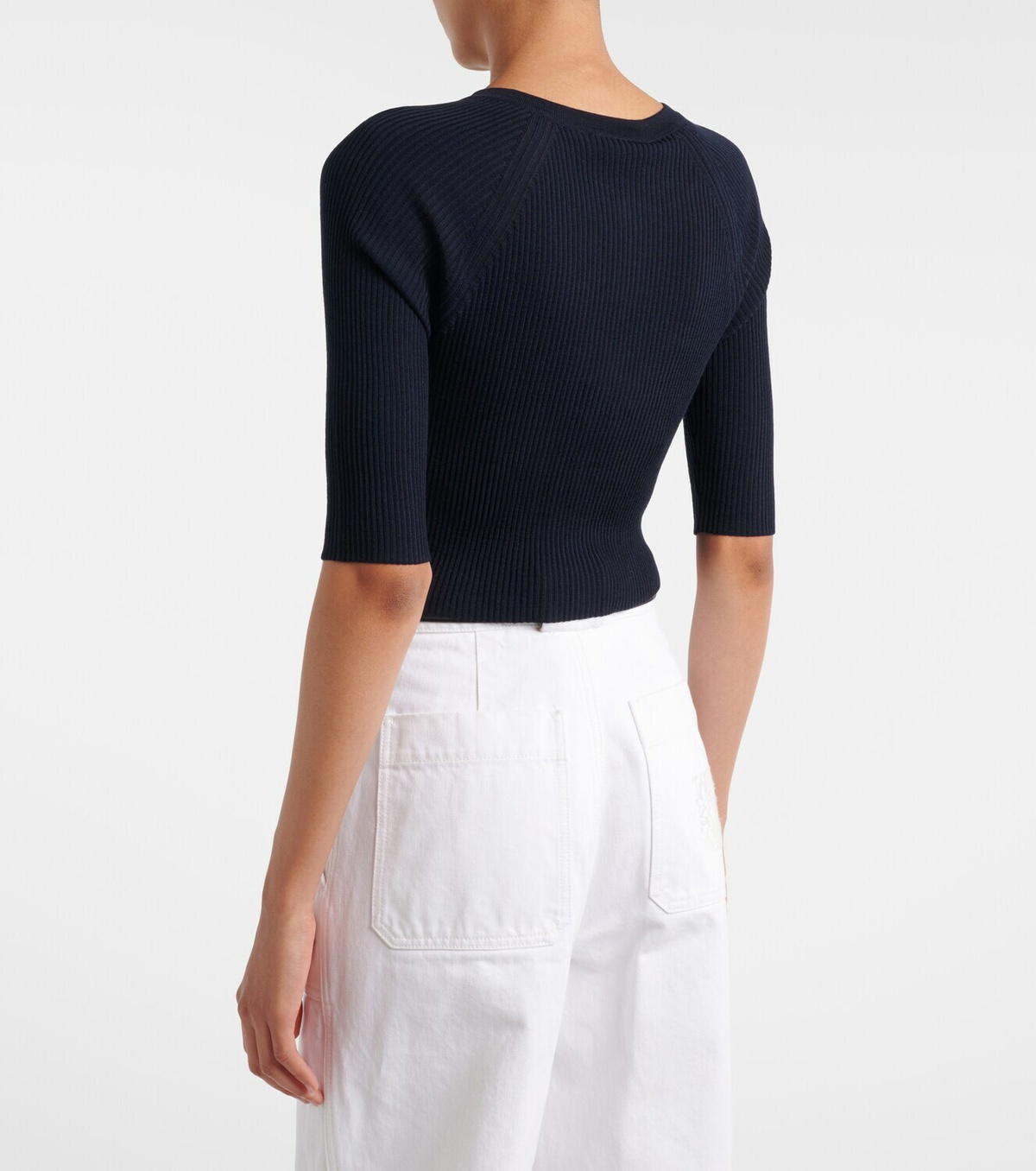 'S Max Mara Cropped virgin wool cardigan
