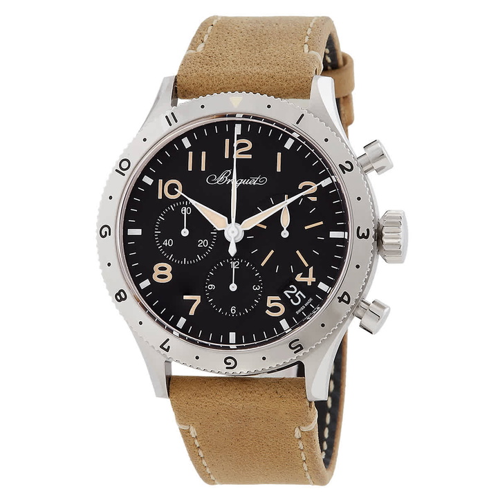Photo: Breguet Type XX Chronograph Automatic Black Dial Mens Watch 2067ST/92/3WU