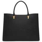 Thom Browne Black Large Duet Tote