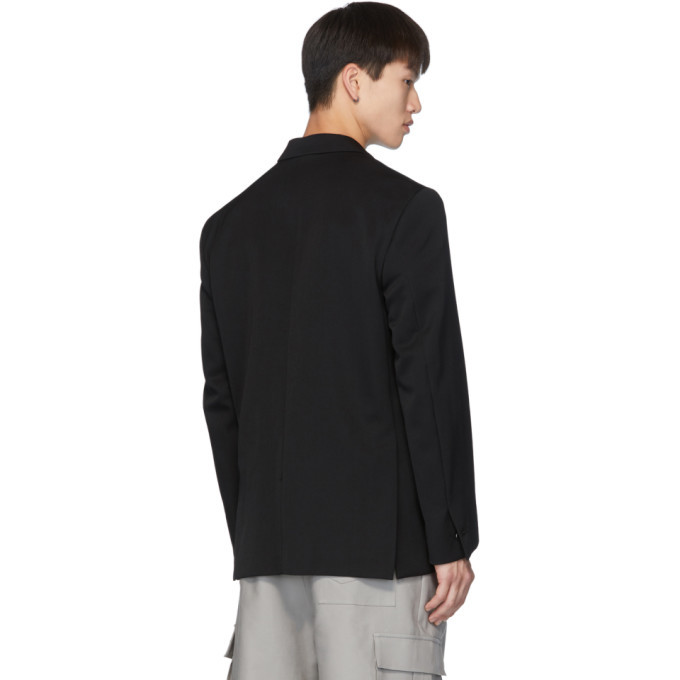 Name. Black Wool Tailored Blazer
