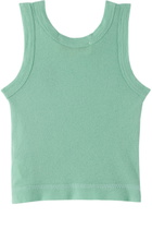The Animals Observatory Baby Green Logo Tank Top