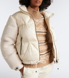 Bogner Queeny terry-trimmed down jacket