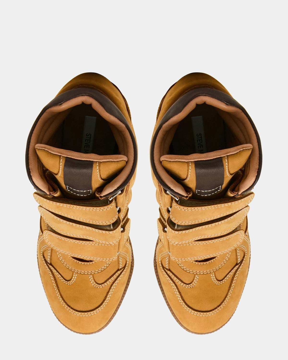 Steve Madden Mavis Sneakers in Tan Nubuck