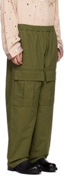 Acne Studios Khaki Embroidered Cargo Pants