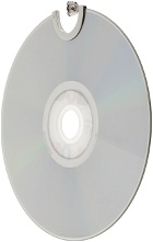 D'heygere White DVD Single Earring