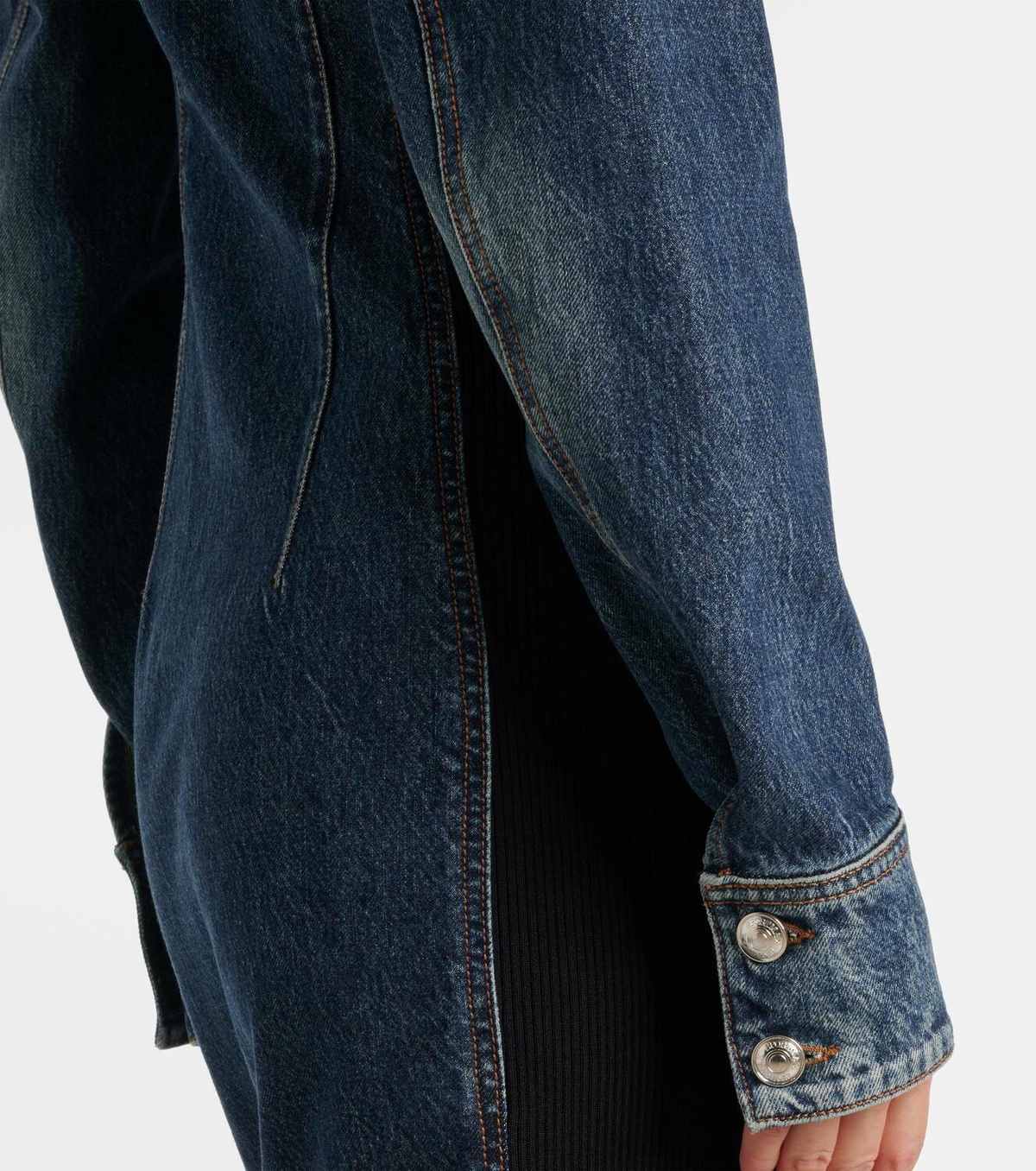 Sportmax Fiorito denim midi dress Sportmax