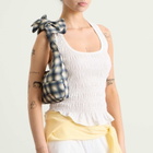Damson Madder Women's Roo Check Tie Bag in Multi 