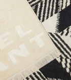 Isabel Marant - Logo cotton terry beach towel