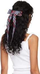 Vivienne Westwood Red & Purple Tartan Hair Clip