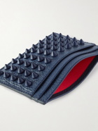 Christian Louboutin - Studded Full-Grain Leather Cardholder