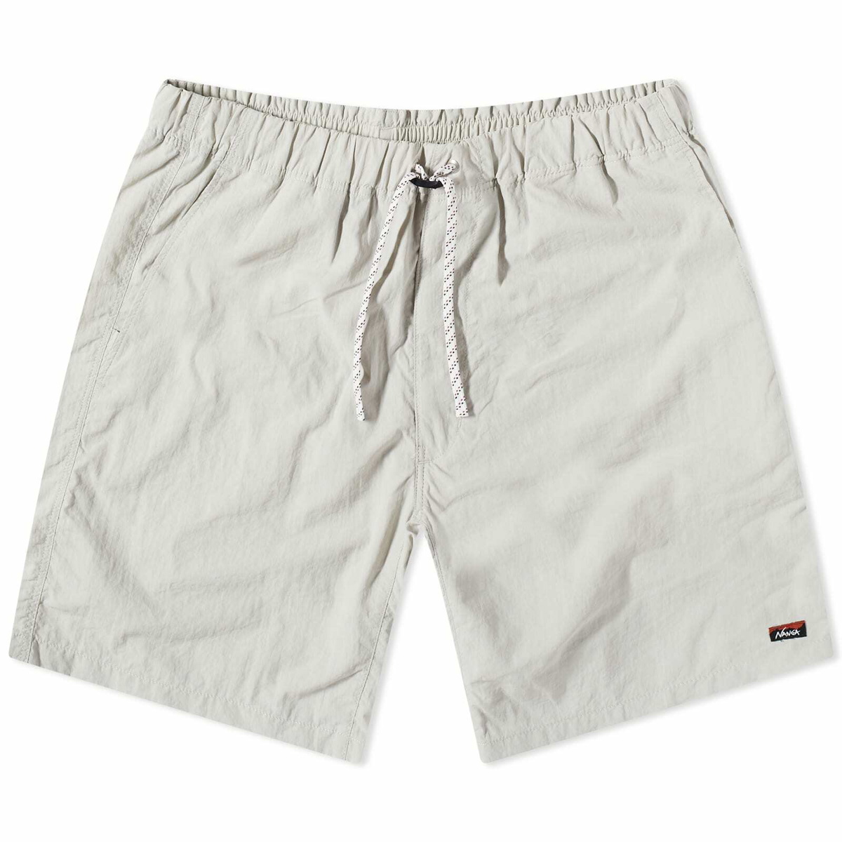 Nanga Men's Nylon Tusser Easy Shorts in Ivory Nanga