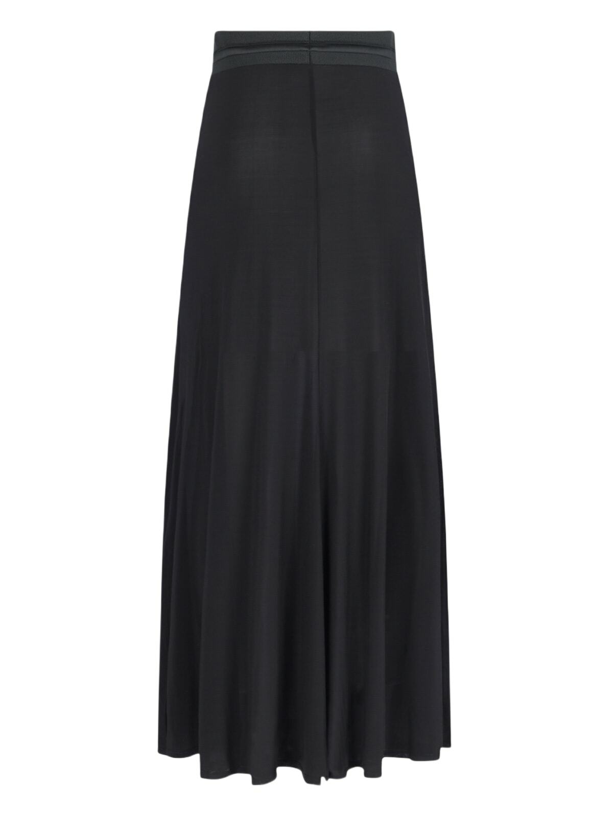 Helmut Lang Semi-transparent Maxi Skirt