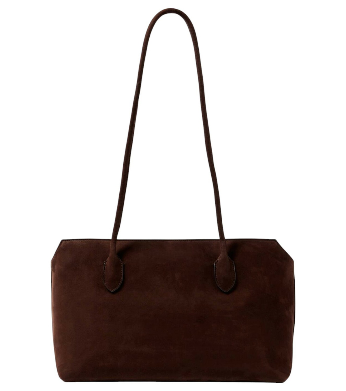 The Row Women's Park Tote Edge Suede Shoulder Bag NUEZ