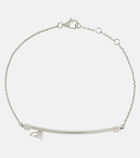 Repossi - Serti Sur Vide 18kt white gold bracelet with diamond