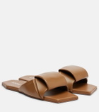 Loewe Origami leather slides