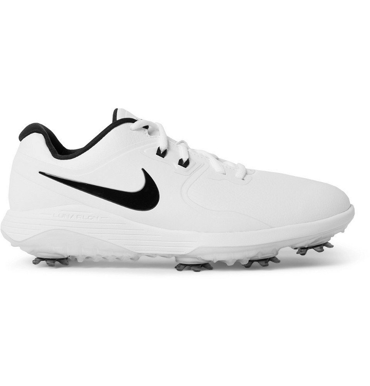 Photo: Nike Golf - Vapor Pro Full-Grain Leather Golf Shoes - White