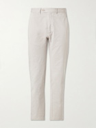 Hartford - Taylor Straight-Leg Cotton-Gabardine Trousers - Neutrals