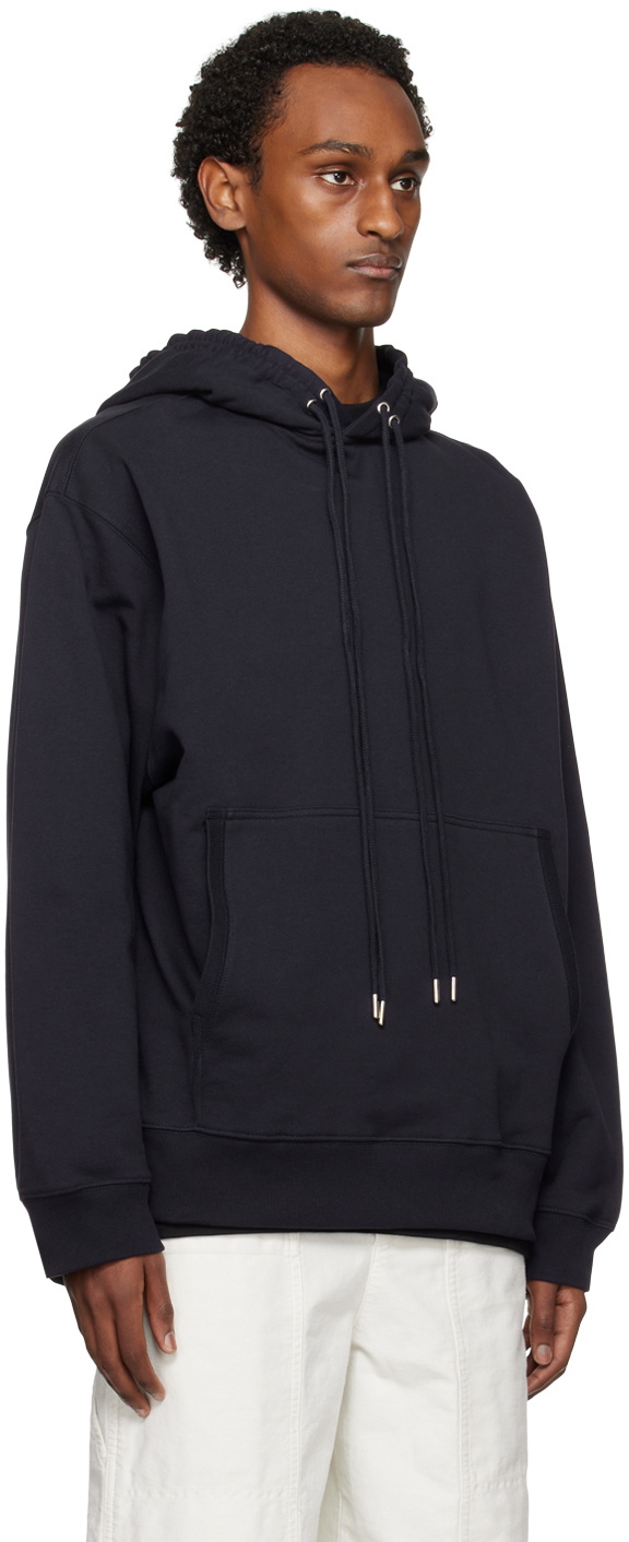 Dries Van Noten Navy Loose-Fit Hoodie Dries Van Noten