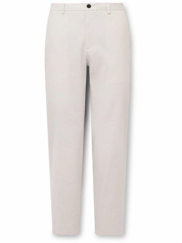 Photo: Theory - Curtis Slim-Fit Good Linen Suit Trousers - Neutrals