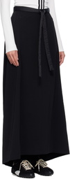 Y-3 Black Padded Midi Skirt