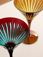 L'Objet - Prism Set of Four Martini Glasses