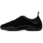 Lanvin Black LNV1 Knit & Suede Sneakers
