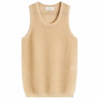 Studio Nicholson Women's Low Armhole Vest in Raffia