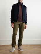 Thom Sweeney - Padded Wool and Cashmere-Blend Bomber Jacket - Blue