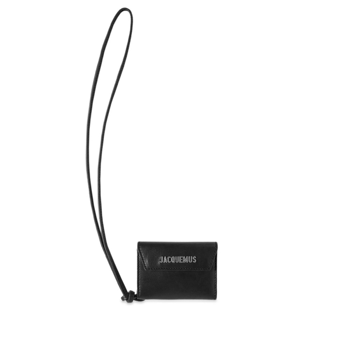 Photo: Jacquemus Men's Le Porte Neck Pouch in Black