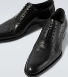 Gucci GG leather Derby shoes