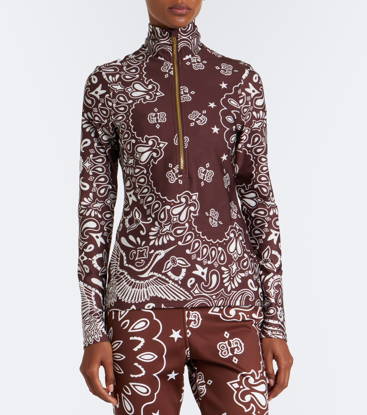 Goldbergh Toriko printed ski top