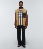 Burberry - Reversible checked down vest