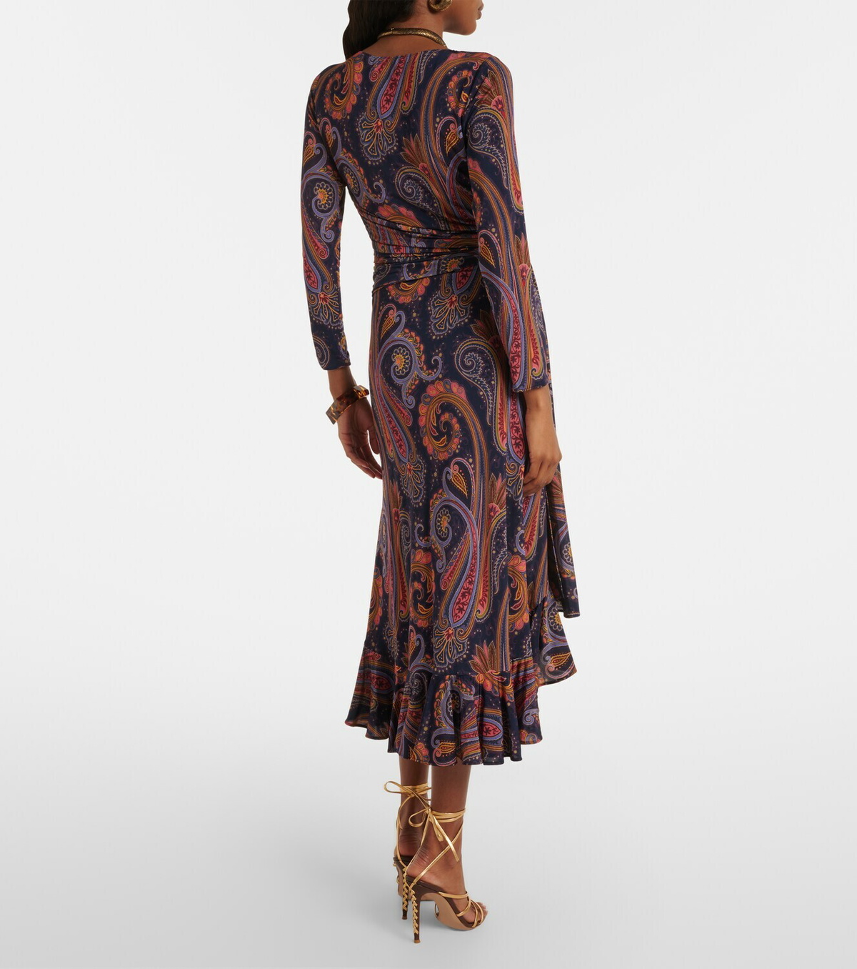 Etro Paisley wrap dress