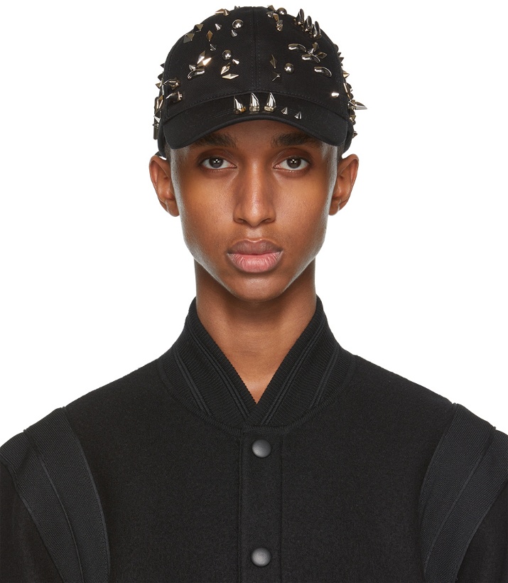 Photo: Givenchy Black Canvas Stud Cap