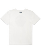 Blue Blue Japan - Logo-Print Cotton-Jersey T-Shirt - White