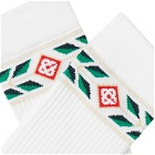 Casablanca Men's Laurel Socks in White