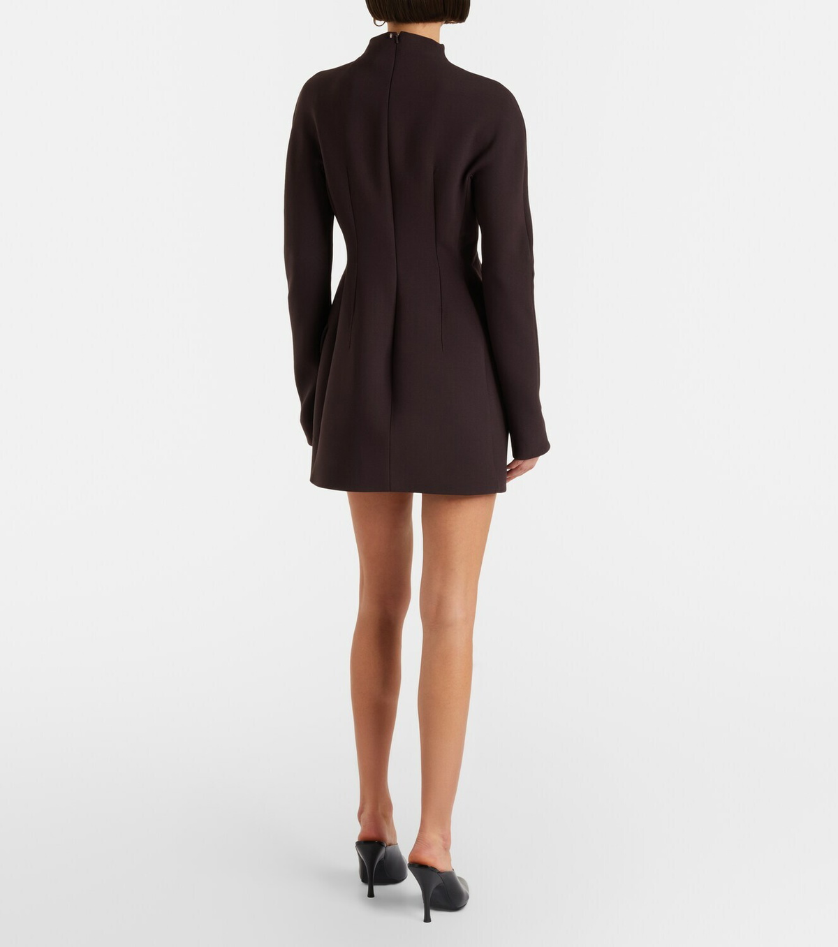 Sportmax Peplum gabardine minidress