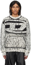 Diesel Gray S-Macoval Sweatshirt