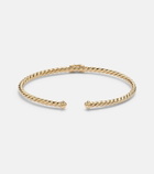 David Yurman Cablespira® Flex X Micro 18kt gold (750/1000) bracelet with diamonds