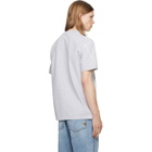Givenchy Gray Contour Seam Contrasted Stitch T-shirt