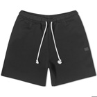 Acne Studios Forge Face Sweat Shorts in Black