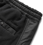 nonnative - Hiker Tapered Shell-Trimmed Polartec Fleece Sweatpants - Black