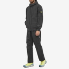 Stone Island Men's Soft Shell-R Hooded Jacket in Black