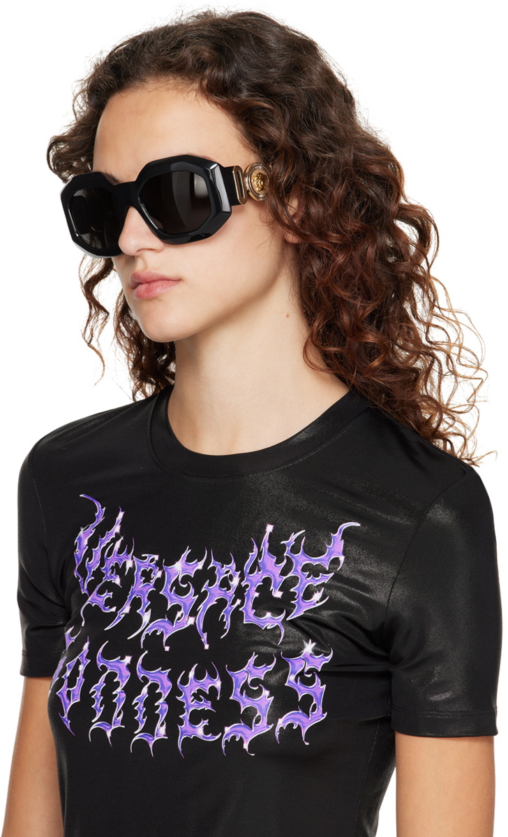 Versace Black Oversized Sunglasses Versace display picture 3