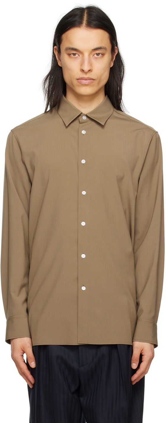 The Row Brown Julio Shirt