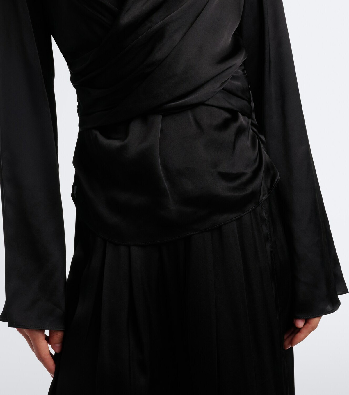 Isabel Marant Neame draped satin top