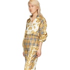 Burberry Yellow Check Jumpsuit